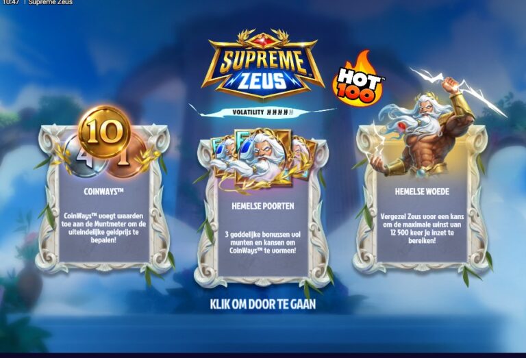 Screenshot 1 van Supreme Zeus